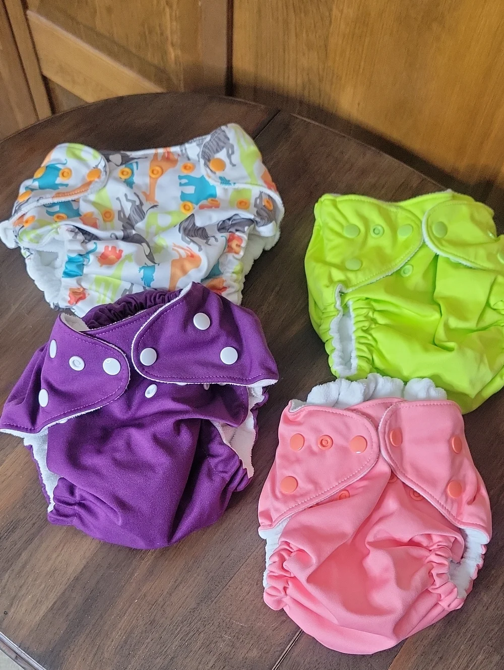 FuzziBunz NWOT Adjustable Pocket Diapers Bundle of 3